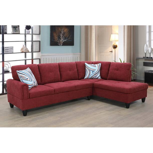 Latitude Run® Dawnelle 120" Wide Symmetrical Modular Sectional With ...